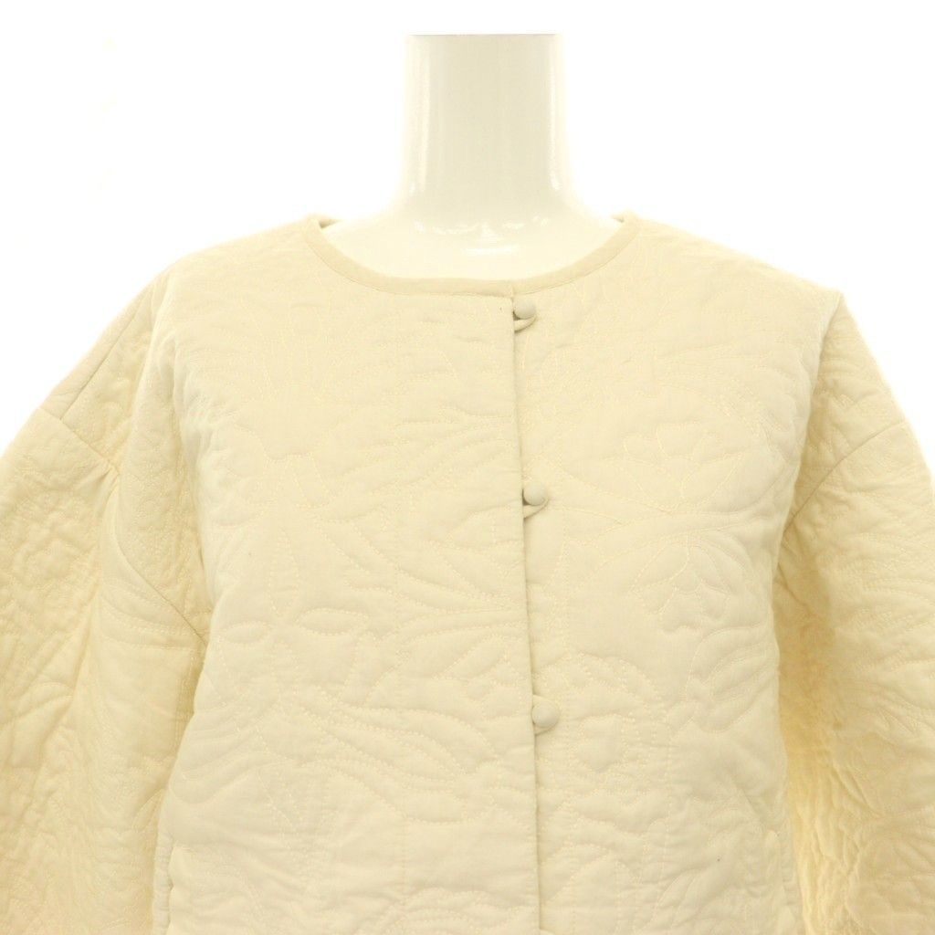 カグレ かぐれ 25SS パターンキルトジャケット アウター ノーカラー F
