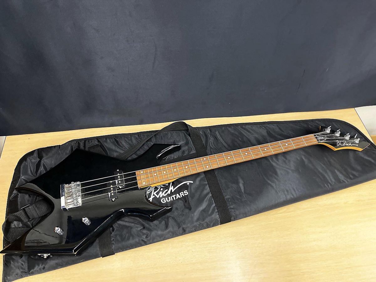 B.C.Rich B.C.リッチ エレキベース WARLOCK ワーロック 4弦 ソフトケース付 全長約132cm ★