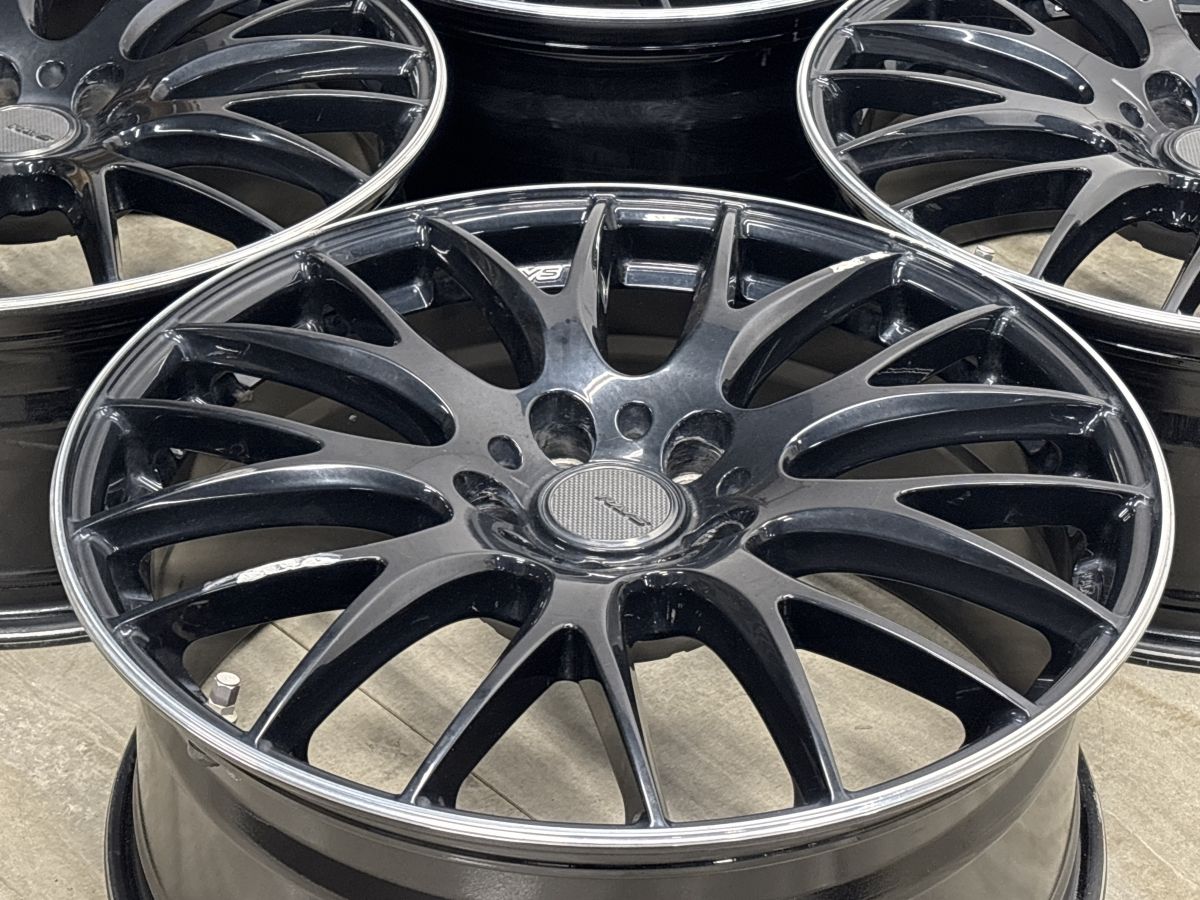 程度良好品】RAYS HOMURA 2×9 19in 8J +45 PCD114.3 4本セット