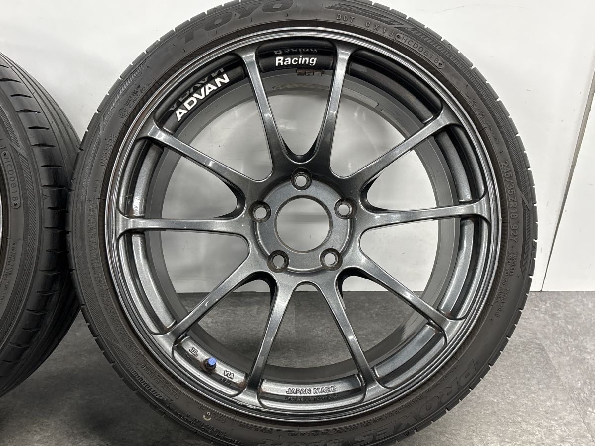 ホイールのみ販売可能】ADVAN Racing RZ 18in 8J +45 9J +50 PCD120 