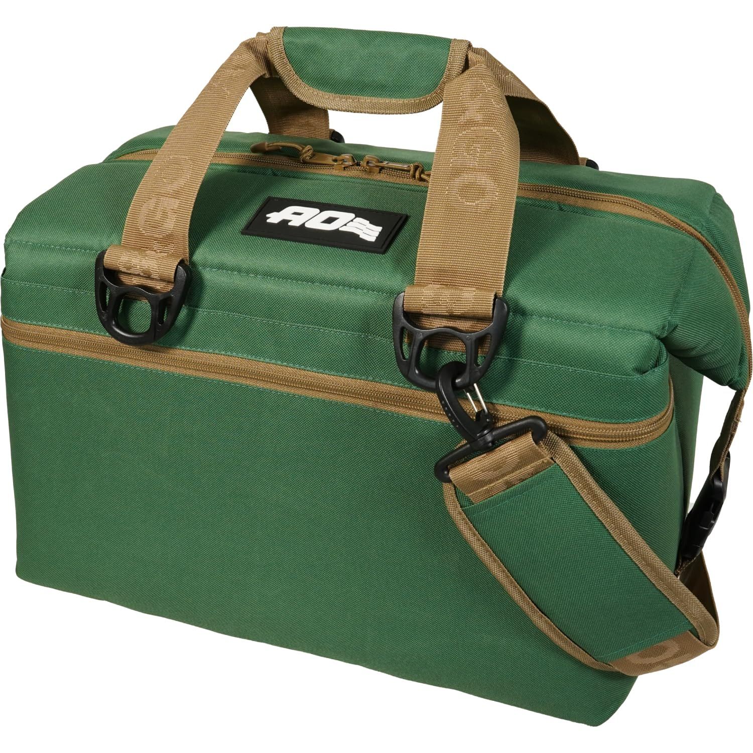 新品 【日本正規品】AO Coolers (エーオークーラーズ) 24パック キャンバス ソフトクーラー アメリカン グリーン 23L 軽量 保冷 クーラーボックス 保冷バッグ クーラーバッグ 大容量 (正規品5年）