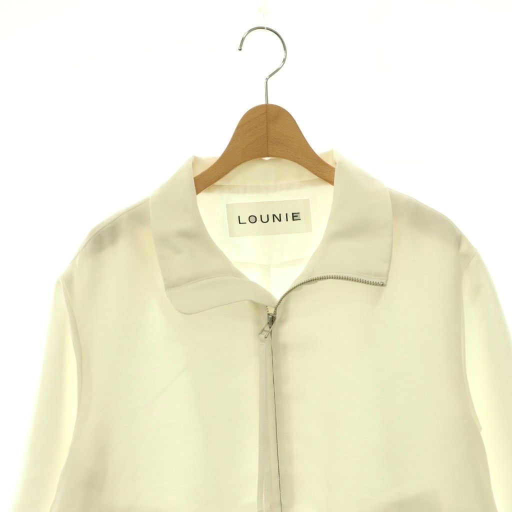 ルーニィ LOUNIE 26SS フォルムジップブルゾン ジャケット ジップ ルーニィ LOUNIE 26SS フォルムジップブルゾン ジャケット ジップ