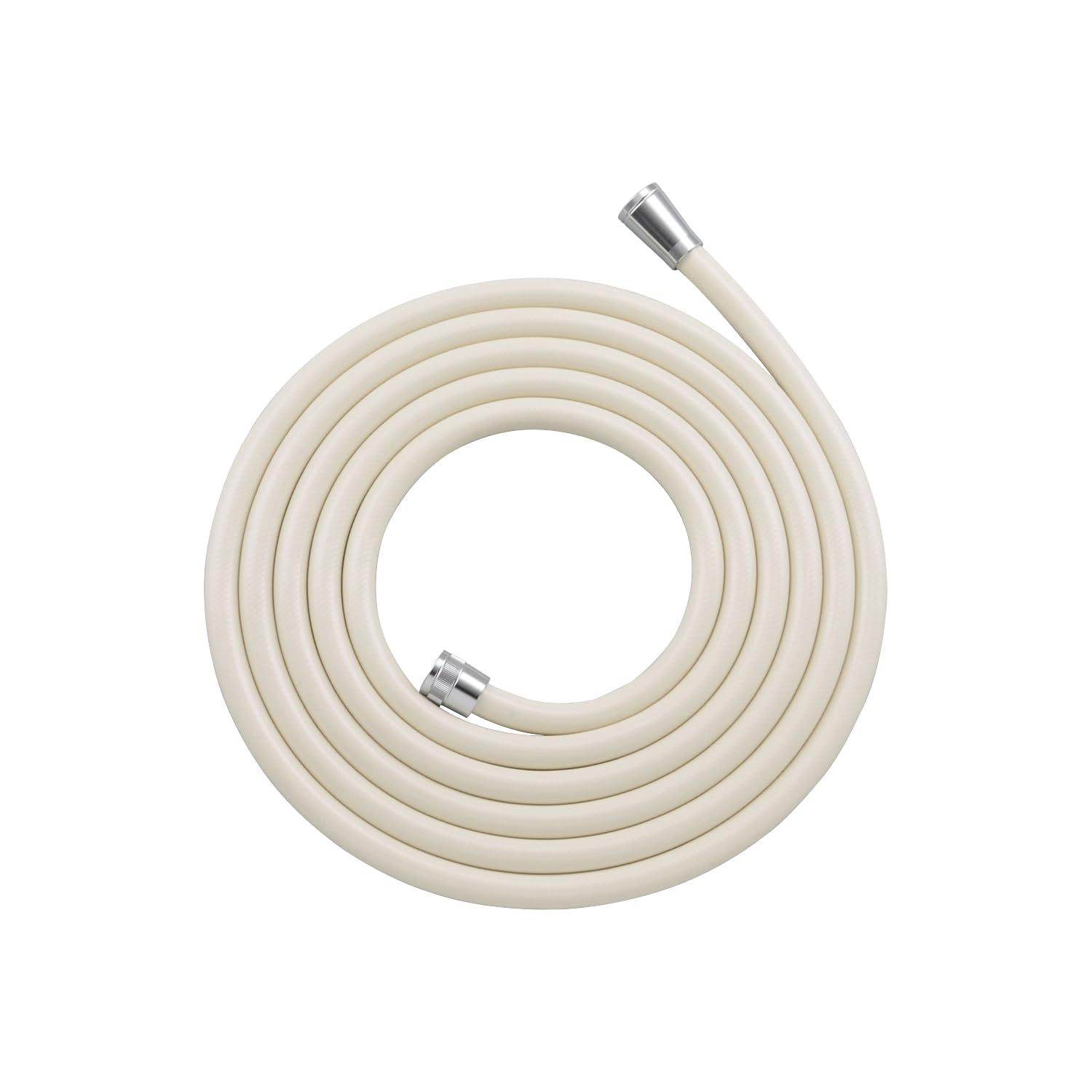 新品 GAONA これカモ シャワーホース 5ｍ アイボリー 抗菌 アダプター付き GA-FK113