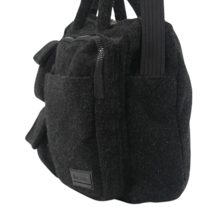 Paul Smith ポールスミス ビジネスバッグ 2way 黒 ブラック A4 ウール