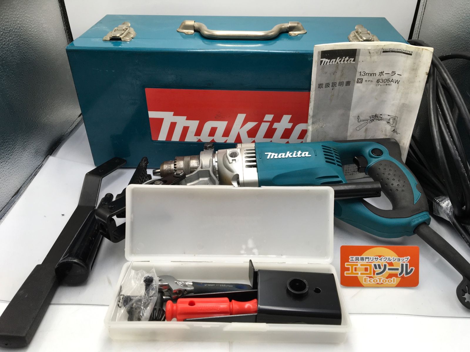 【中古品】Makita/マキタ 6305AW ☆ 13mm電気ボーラー 鉄工 [IT_I9ZG8][知立][M04]