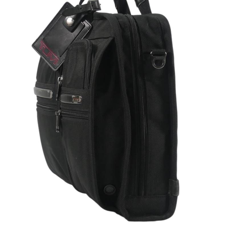 TUMI ビジネスバッグ ショルダーバッグ 2way 黒 レザー ナイロン TUMI（トゥミ） 2way ビジネスバッグ ショルダーバッグ ハンドバッグ