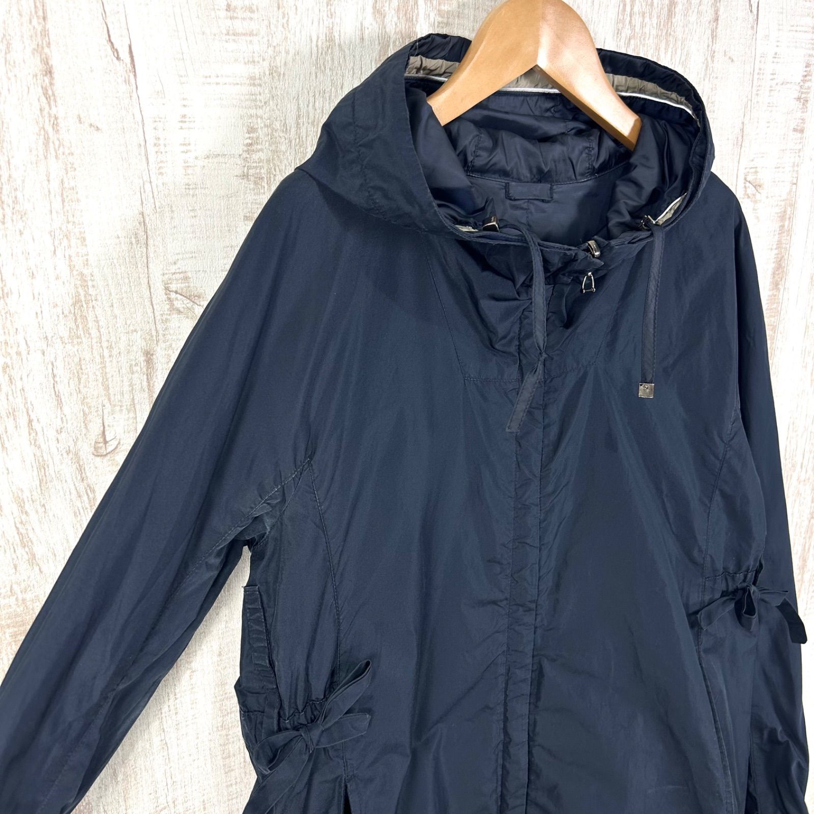 S Max Mara 紺色 ジャケット S MAX MARA エスマックスマーラ ナイロンジャケット ネイビー - メルカリ