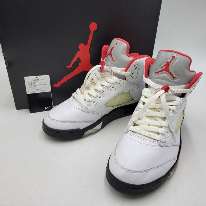 中古品】 NIKE ナイキ AIR JORDAN 5 RETRO DA1911-102 エアジョーダン