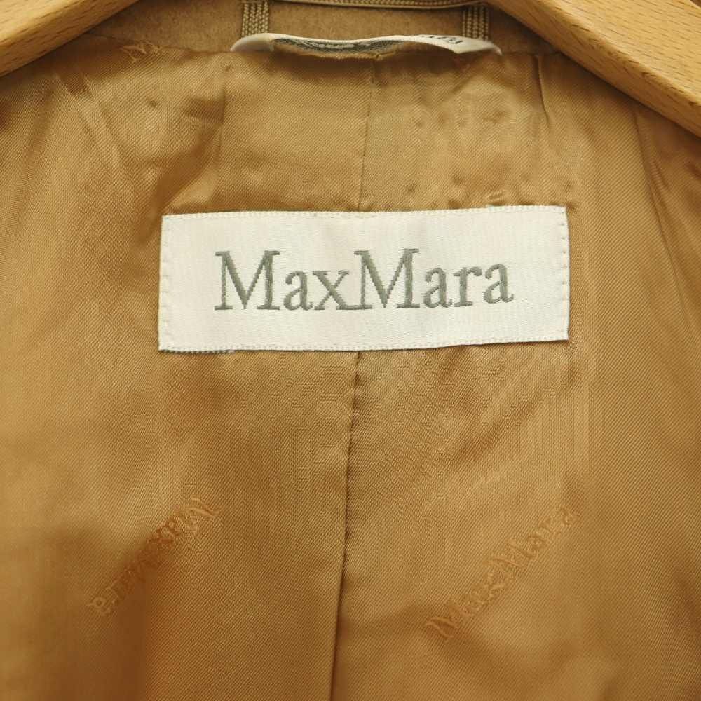マックスマーラ MAX MARA 白タグ キャメル テーラードジャケット