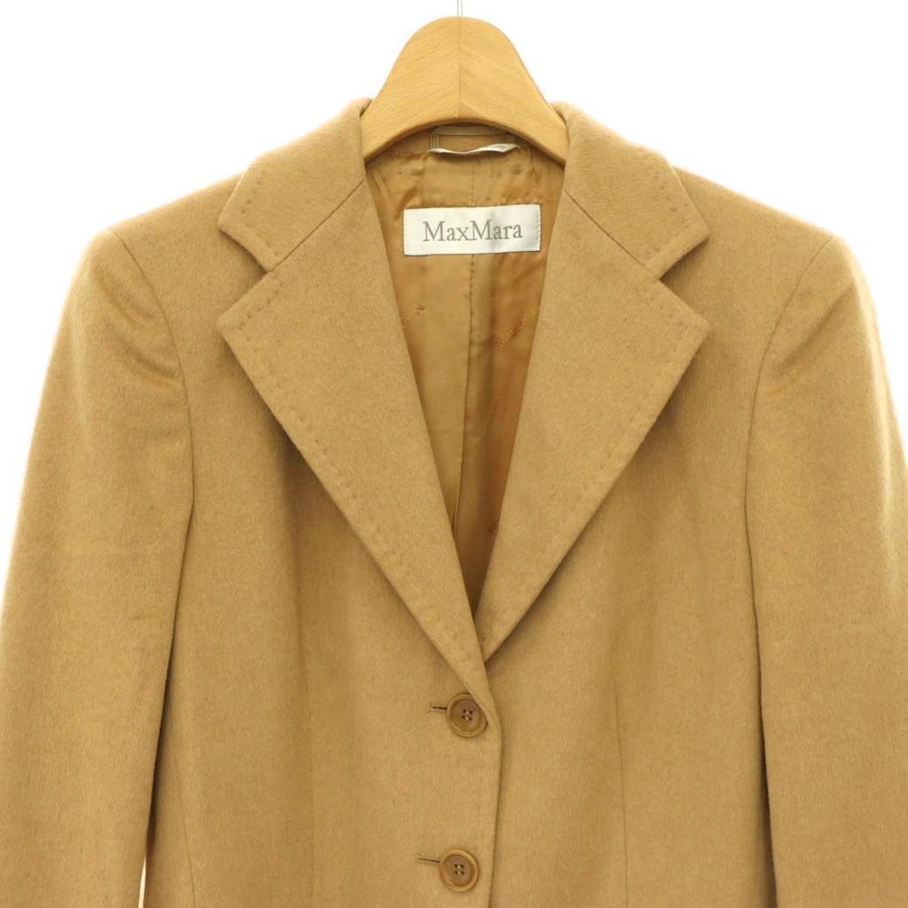 マックスマーラ MAX MARA 白タグ キャメル テーラードジャケット マックスマーラ MAX MARA 白タグ キャメル テーラードジャケット