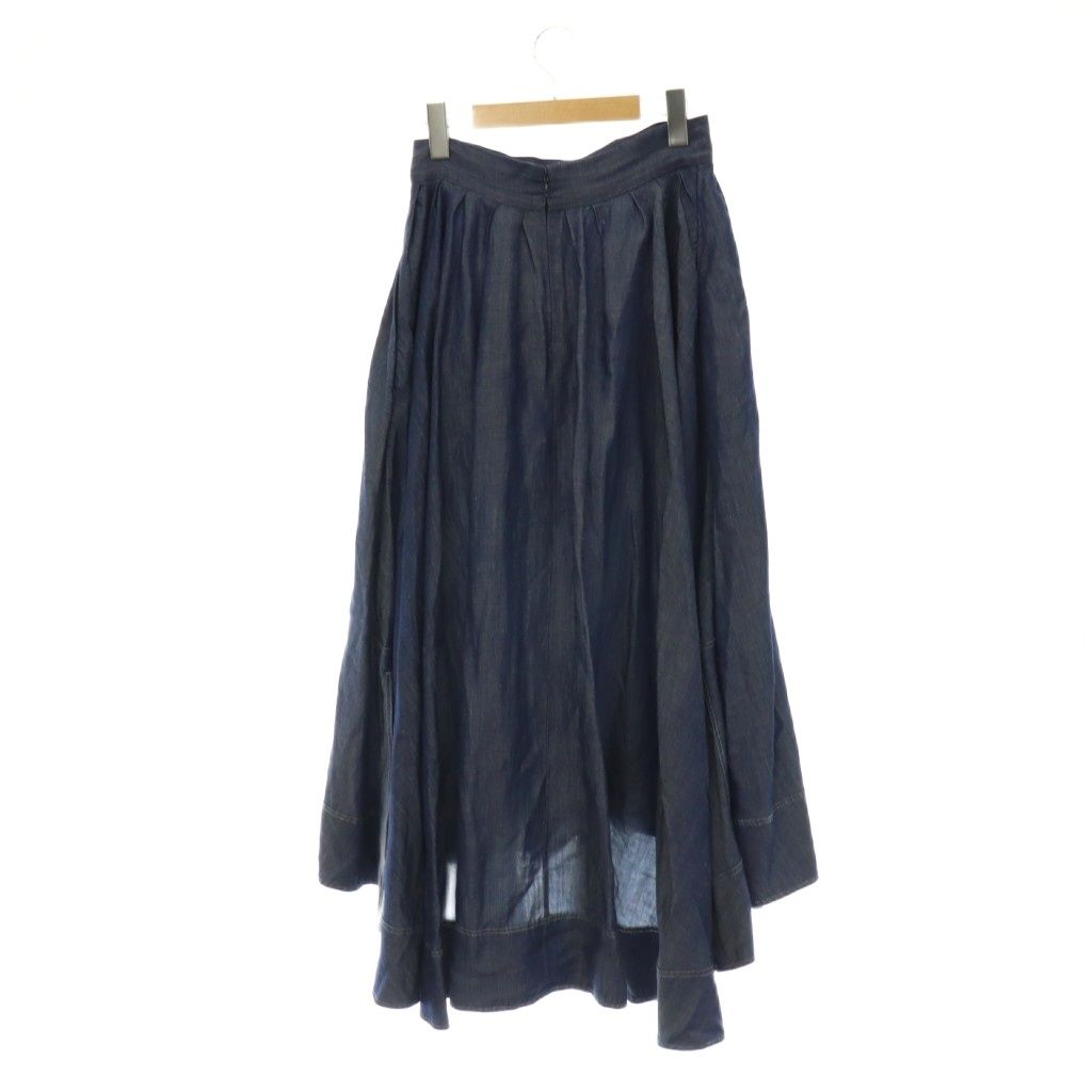 マディソンブルー MADISONBLUE TUCK VOLUME SKIRT CU/LI リネン混