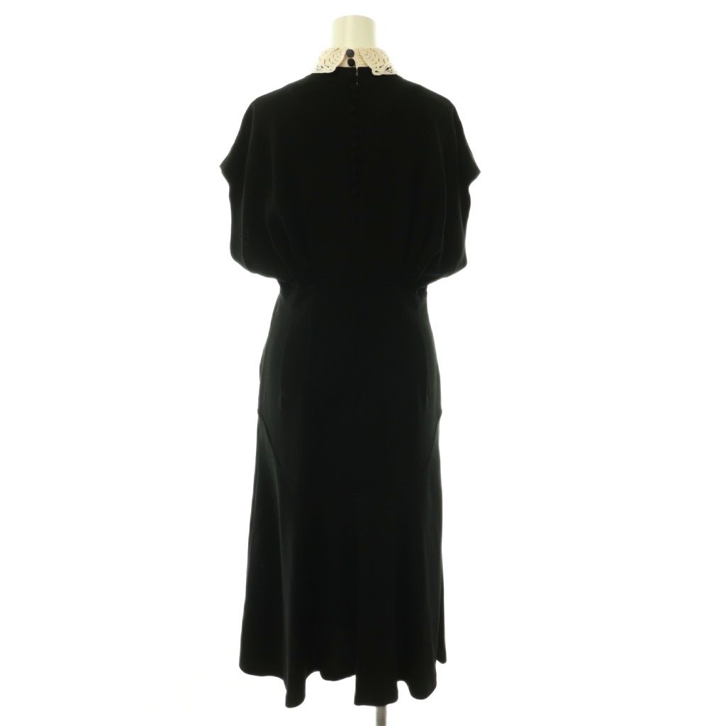 マメクロゴウチ Mame Kurogouchi MM18SS-DR003 Silk Lace Collar A