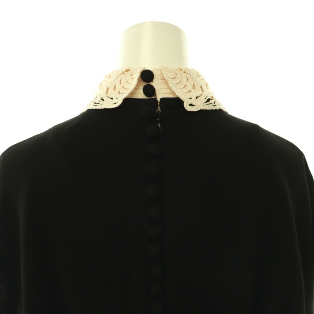 マメクロゴウチ Mame Kurogouchi MM18SS-DR003 Silk Lace Collar A