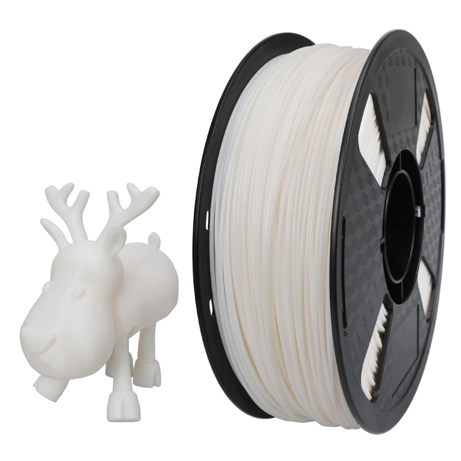 新品 CC3Dフレキシブル 55D TPEフィラメント ナチュラルホワイト1.75mm 1KGショア硬度95A類似TPEフィラメント3DプリンターフィラメントFDM 3D印刷材料ホワイトカラー 9,114円