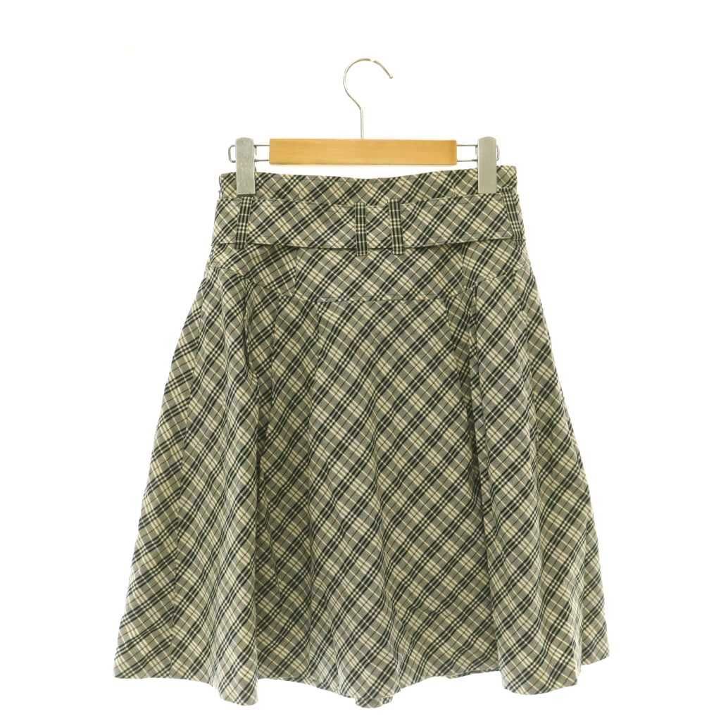 今旬❤レア❤可愛いバーバリー 36 ブルーレーベル スカート バーバリーブルーレーベル BURBERRY BLUE LABEL チェックスカート 膝丈