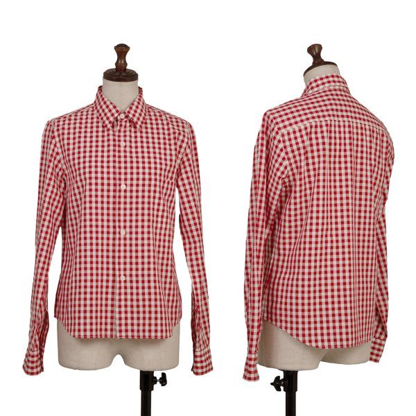 コムデギャルソンCOMME des GARCONS コットンギンガムチェックシャツ コムデギャルソンCOMME des GARCONS コットンギンガムチェックシャツ