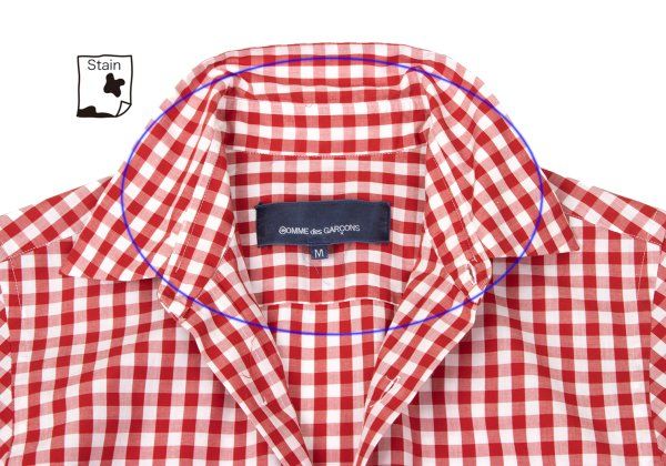 コムデギャルソンCOMME des GARCONS コットンギンガムチェックシャツ コムデギャルソンCOMME des GARCONS コットンギンガムチェックシャツ