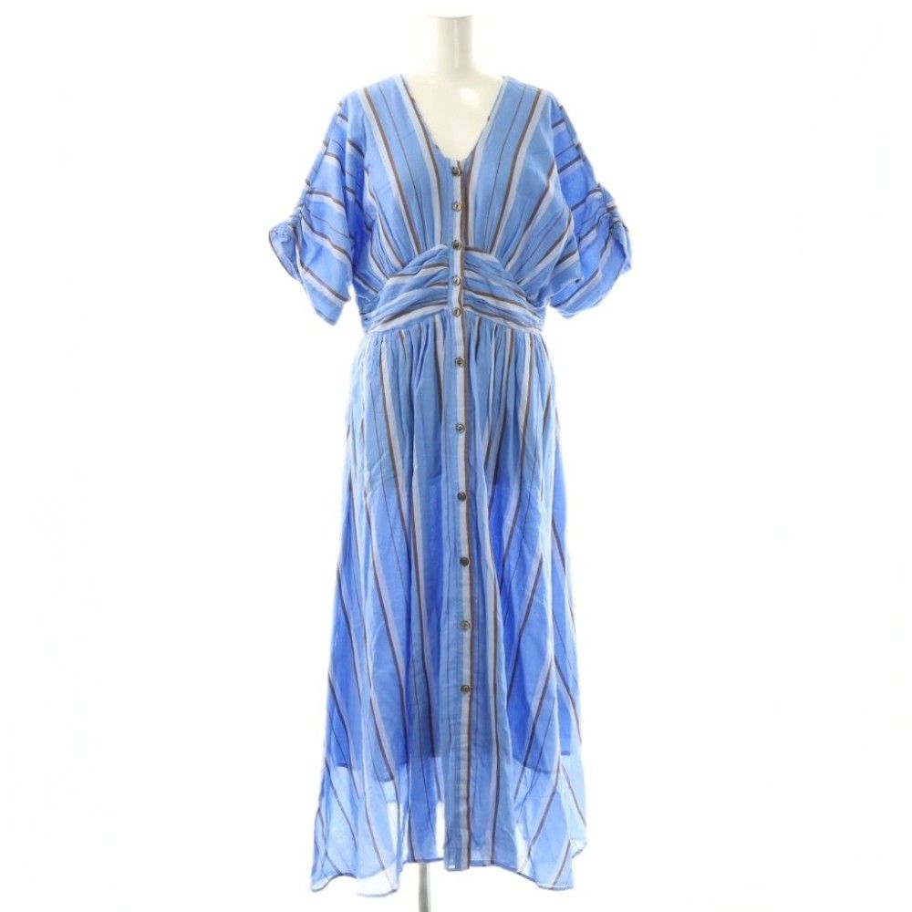 ヌキテパ NE QUITTEZ PAS! 25SS Cotton Voile Stripe Waist Gather