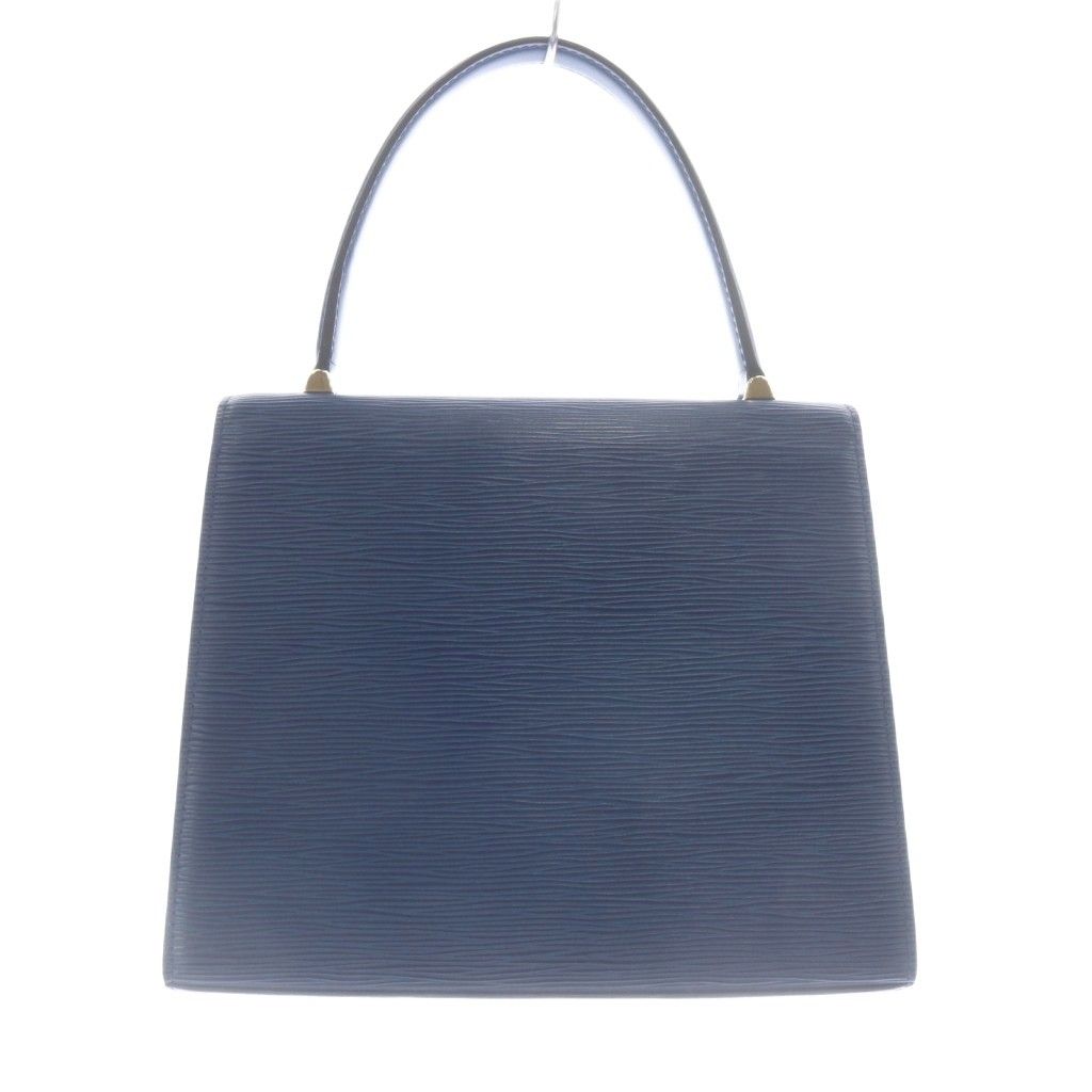 ルイヴィトン LOUIS VUITTON エピ マルゼルブ ハンドバッグ ロゴ 青