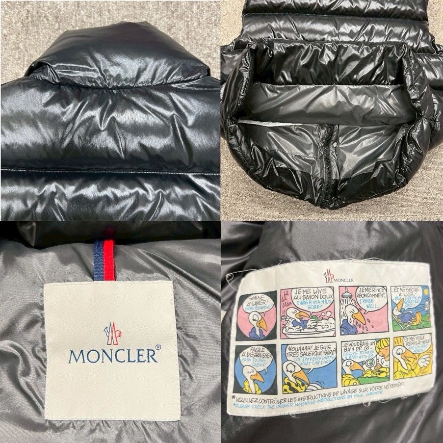 MONCLER モンクレール TIB チブ ダウンベスト ナイロン ブラック