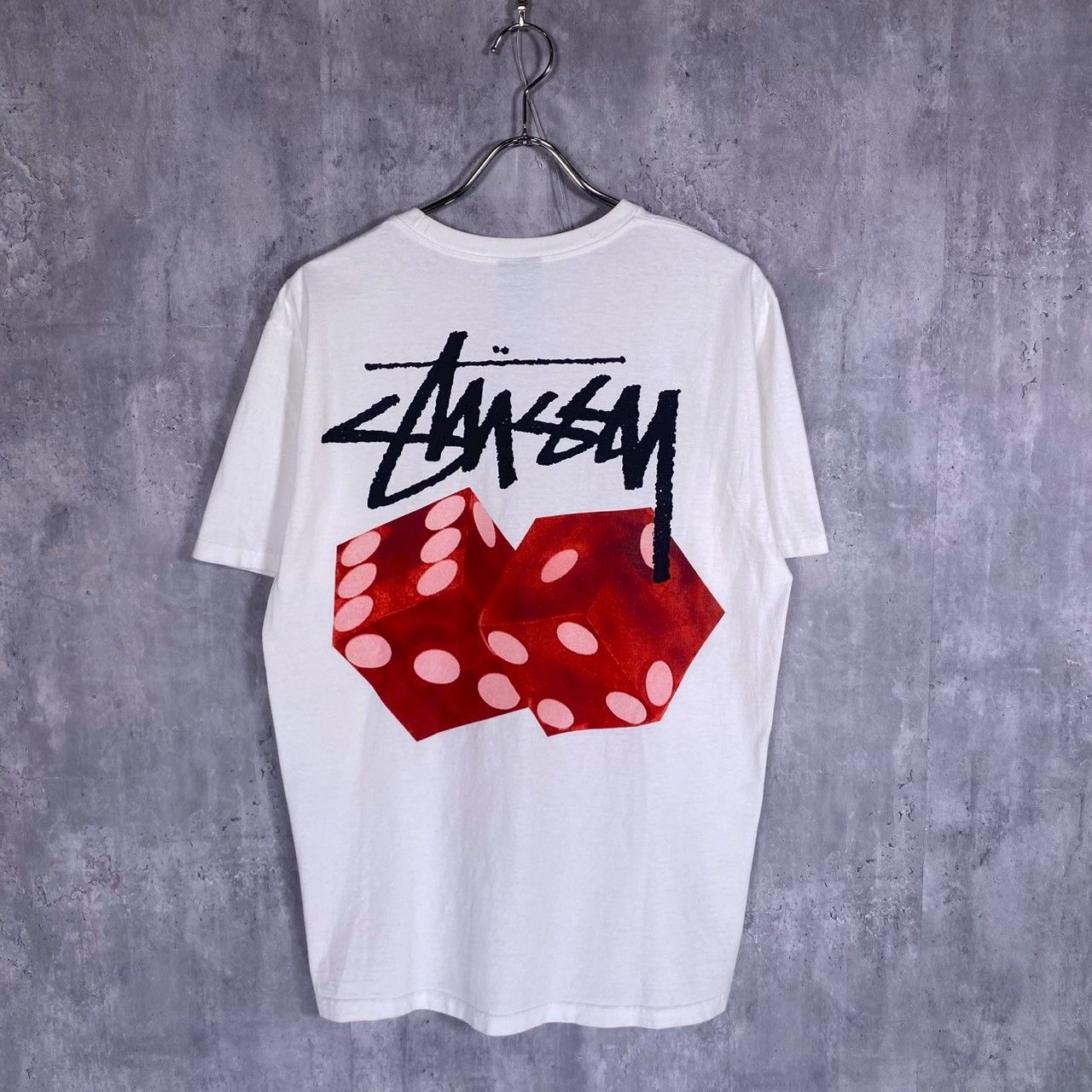 STUSSY』ステューシー (M) ダイスプリントTシャツ 半袖 - メルカリ