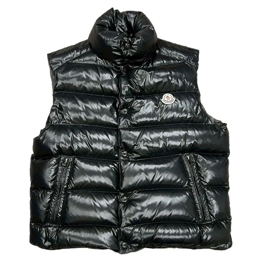 MONCLER モンクレール TIB チブ ダウンベスト ナイロン ブラック メンズ ２ ロゴ アウター ギフト プレゼント
