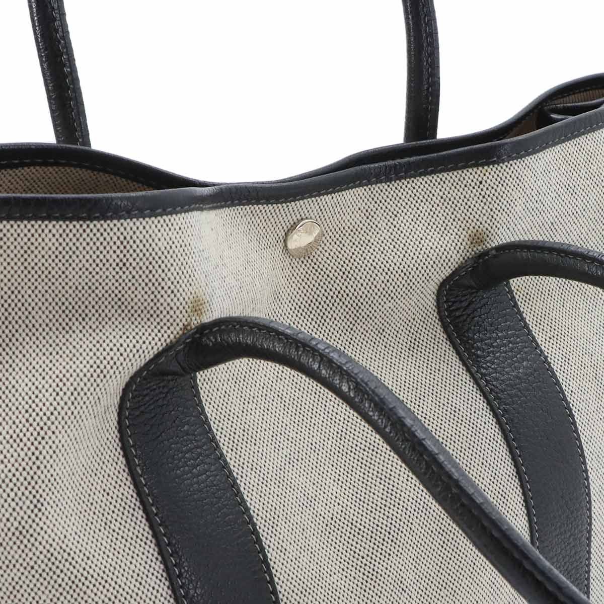 エルメス HERMES ガーデンパーティ 36 PM トート バッグ トワル 