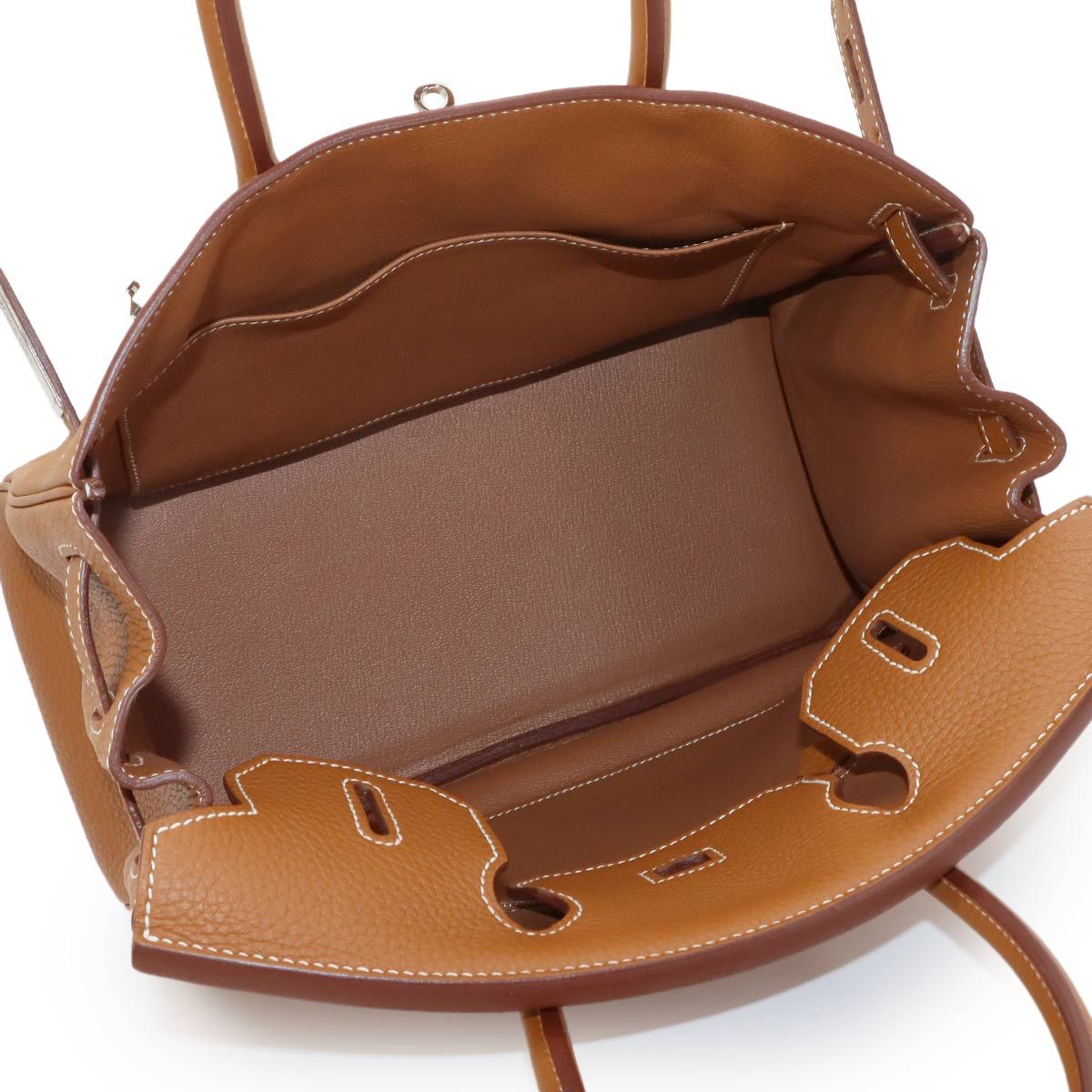 美品☆エルメスバーキン40トリヨンアイリスハンドバッグ□N刻印