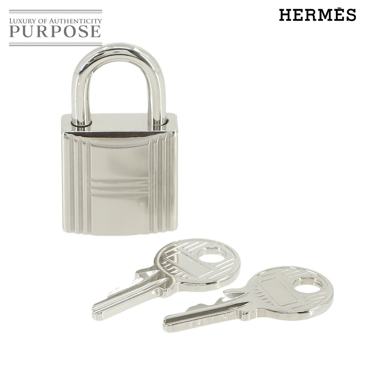 エルメス　カデナ　鍵2本付 シルバー　68番 新品 未使用 エルメス HERMES カデナ 鍵 セット 南京錠 シルバー