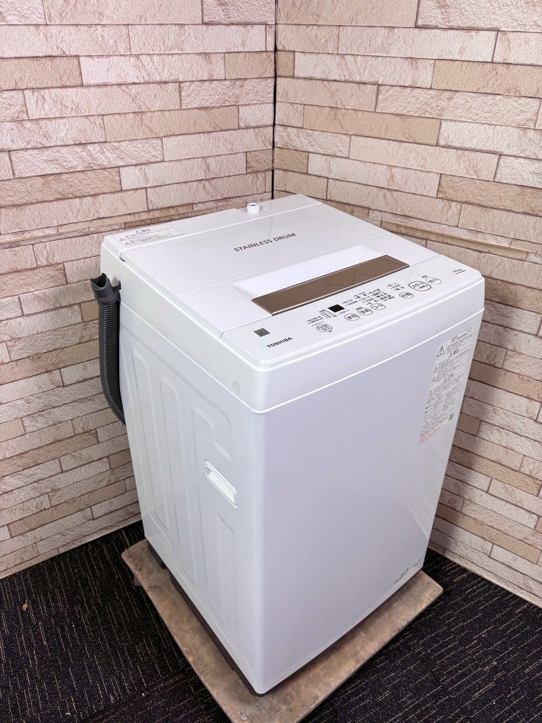 大阪・尼崎配送設置無料☆3か月保障付き☆洗濯機☆東芝☆4.5kg☆2021年
