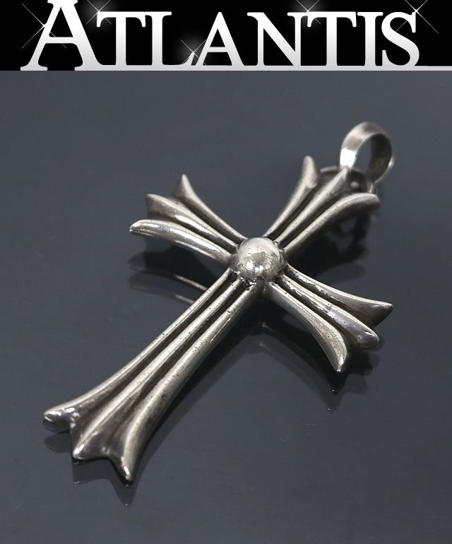 CHROME HEARTS 新宿店 クロムハーツ ラージクロス ウィズベイル ペンダント メンズ シルバー SV925 31223