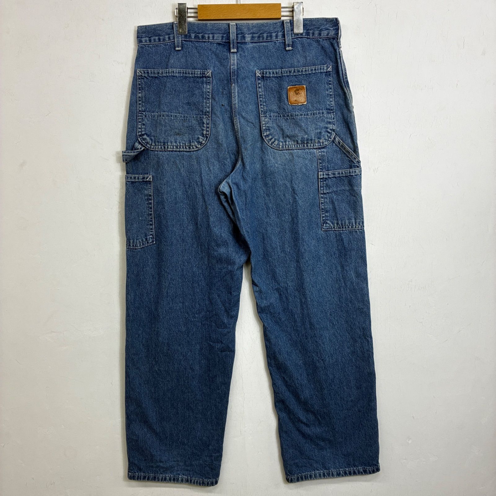 arhartt カーハート ワークパンツ ペインター パンツ B13 デニム メキシコ製 ストレート ルーズ ダンガリーフィット 古着 インディゴ ダークストーン 34×30 E703