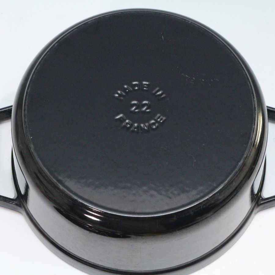 staub ストウブ ピコ・ココット 22 cm ラウンド ブラック 鋳物