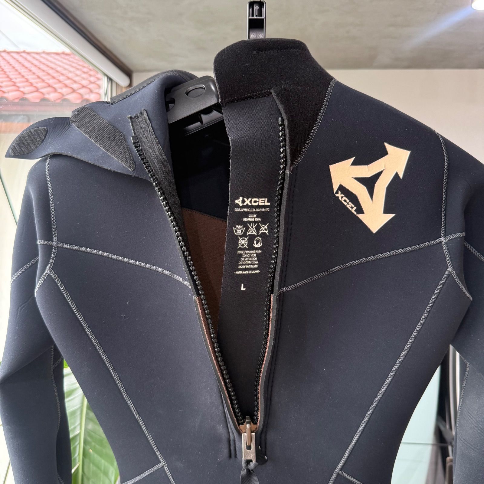 中古 XCEL エクセル ウエットスーツ ロンスプ 3×2mm 172cm 64kg 普通