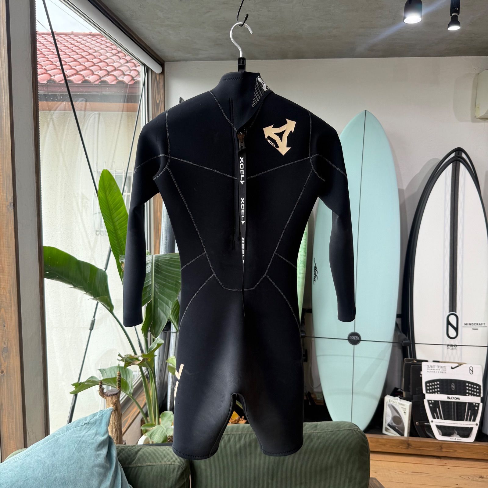中古 XCEL エクセル ウエットスーツ ロンスプ 3×2mm 172cm 64kg 普通
