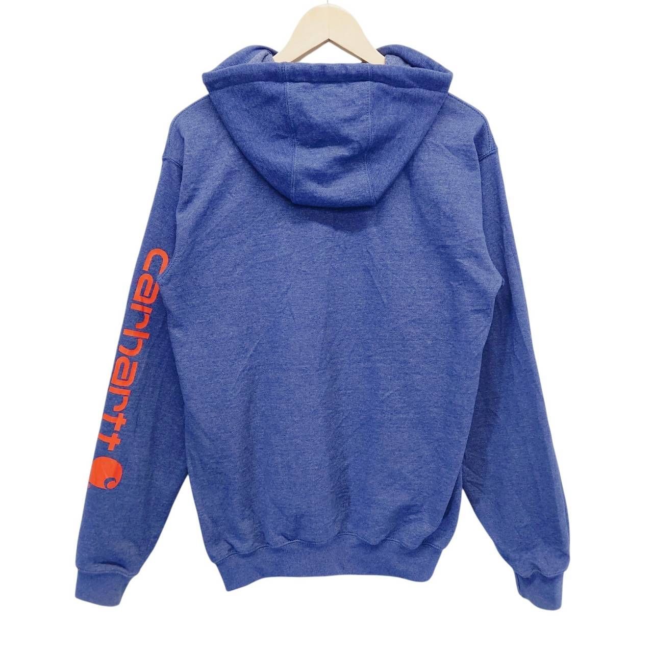Carhartt カーハート パーカー S ブルー 裏起毛 オリジナルフィット 