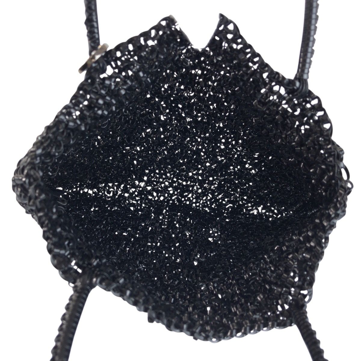美品 ANTEPRIMA アンテプリマ ワイヤー グリッター ブラック 黒