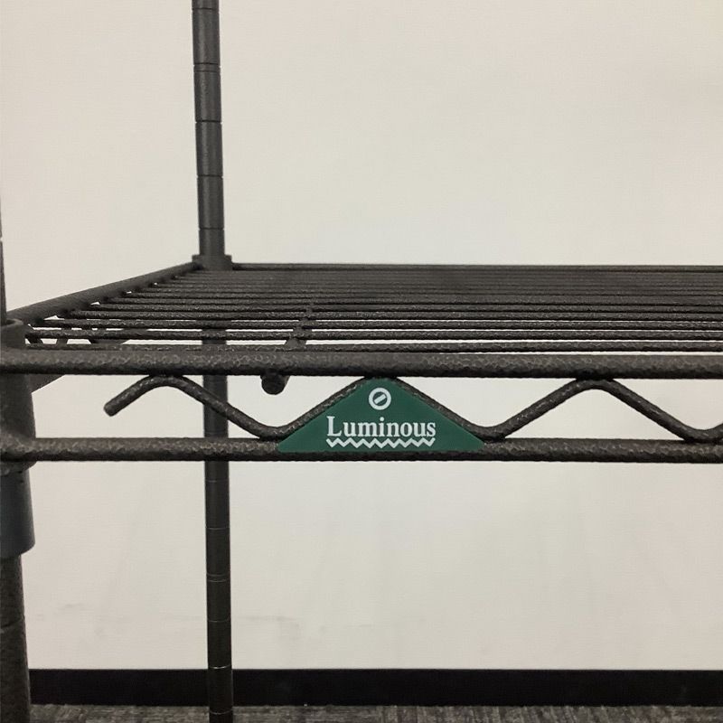 中古 屋外ガーデンラック 4段 LUMINUS ブラック 幅300×奥行300×高さ