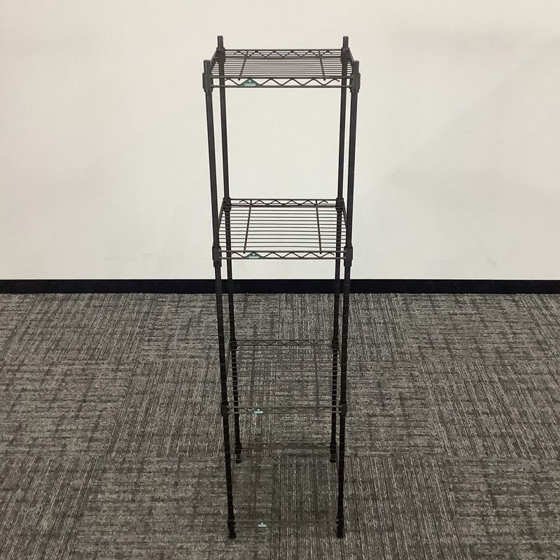 中古 屋外ガーデンラック 4段 LUMINUS ブラック 幅300×奥行300×高さ