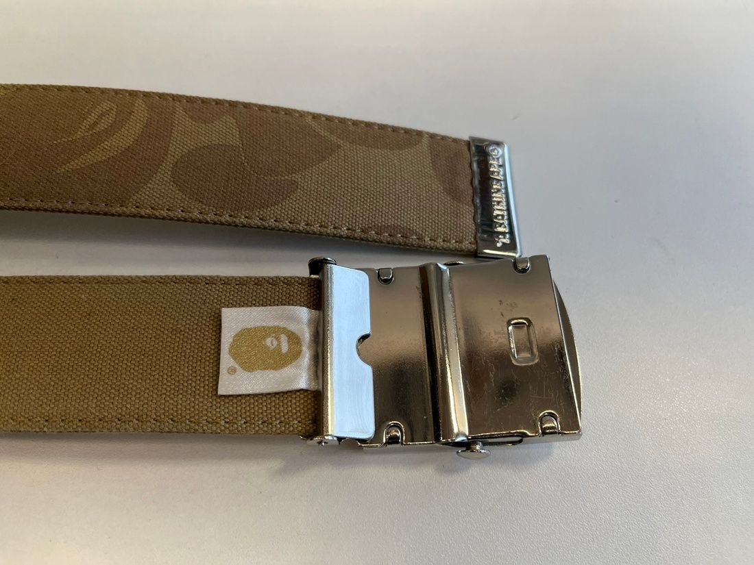 ア ベイシング エイプ A BATHING APE BAPE TONAL SOLID CAMO BELT M