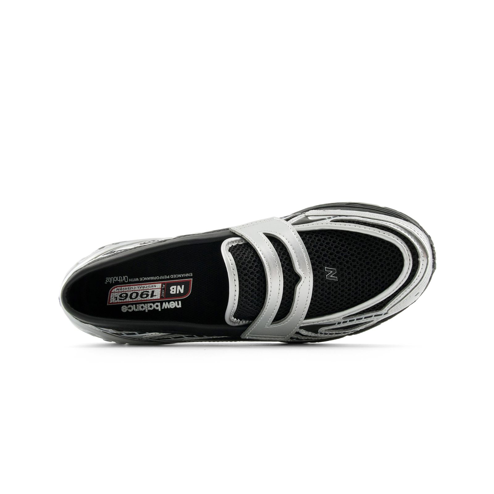 New Balance U1906LOC 1906L ローファー スニーカー シルバー ブラック 