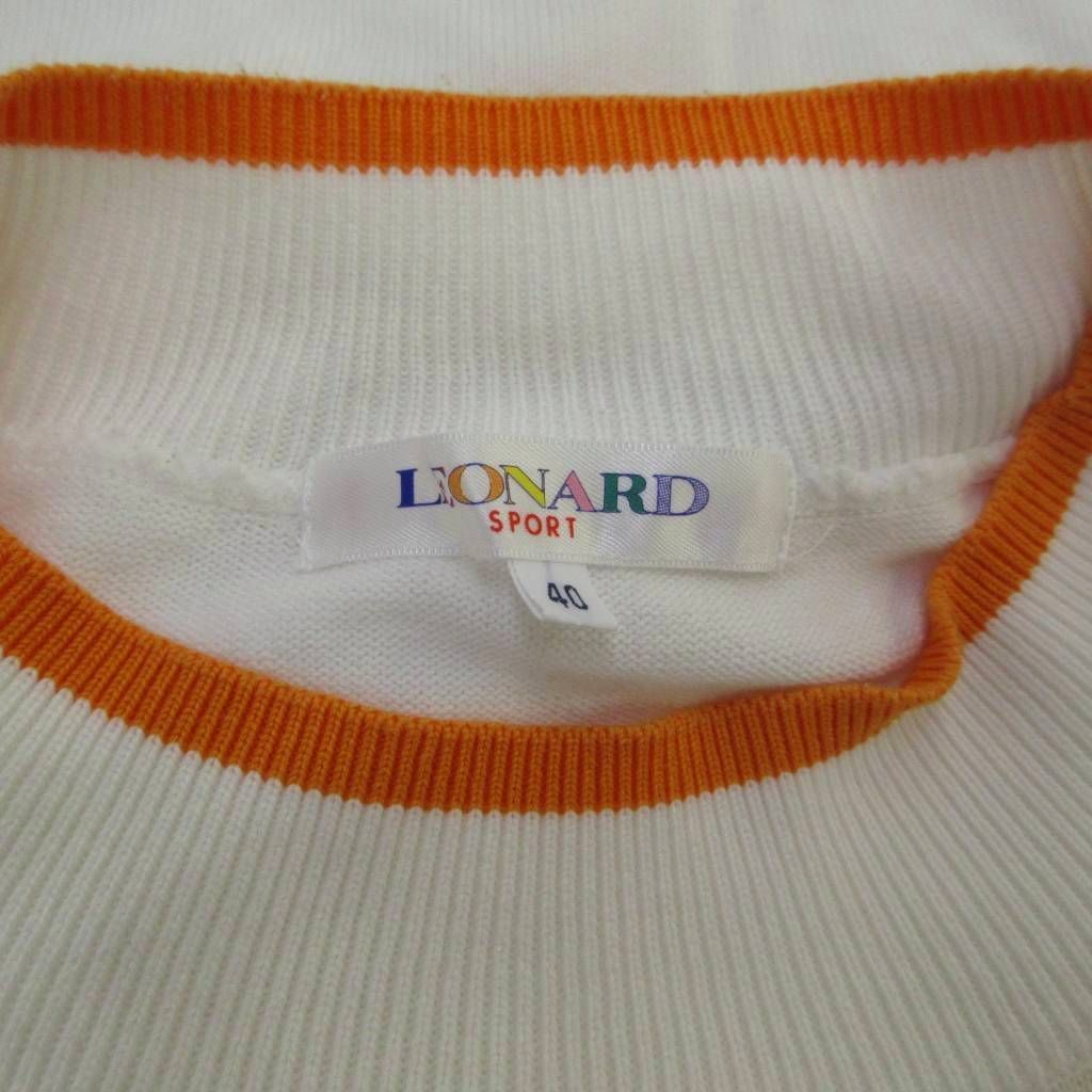 レオナールスポーツ LEONARD SPORT ニットプルオーバー カットソー 40
