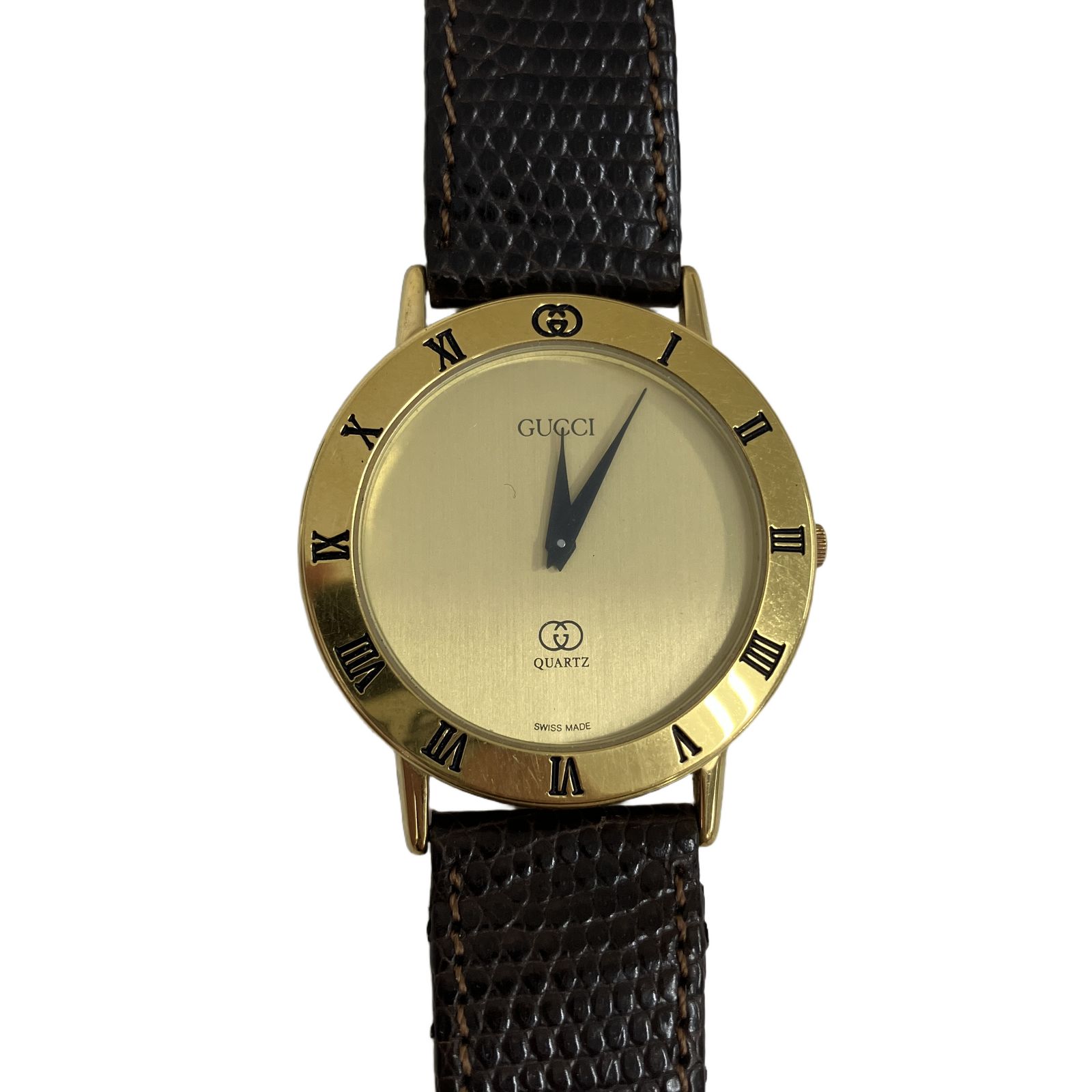 GUCCI グッチ 3001M クォーツ 腕時計 メンズ ウォッチ ブランド 中古
