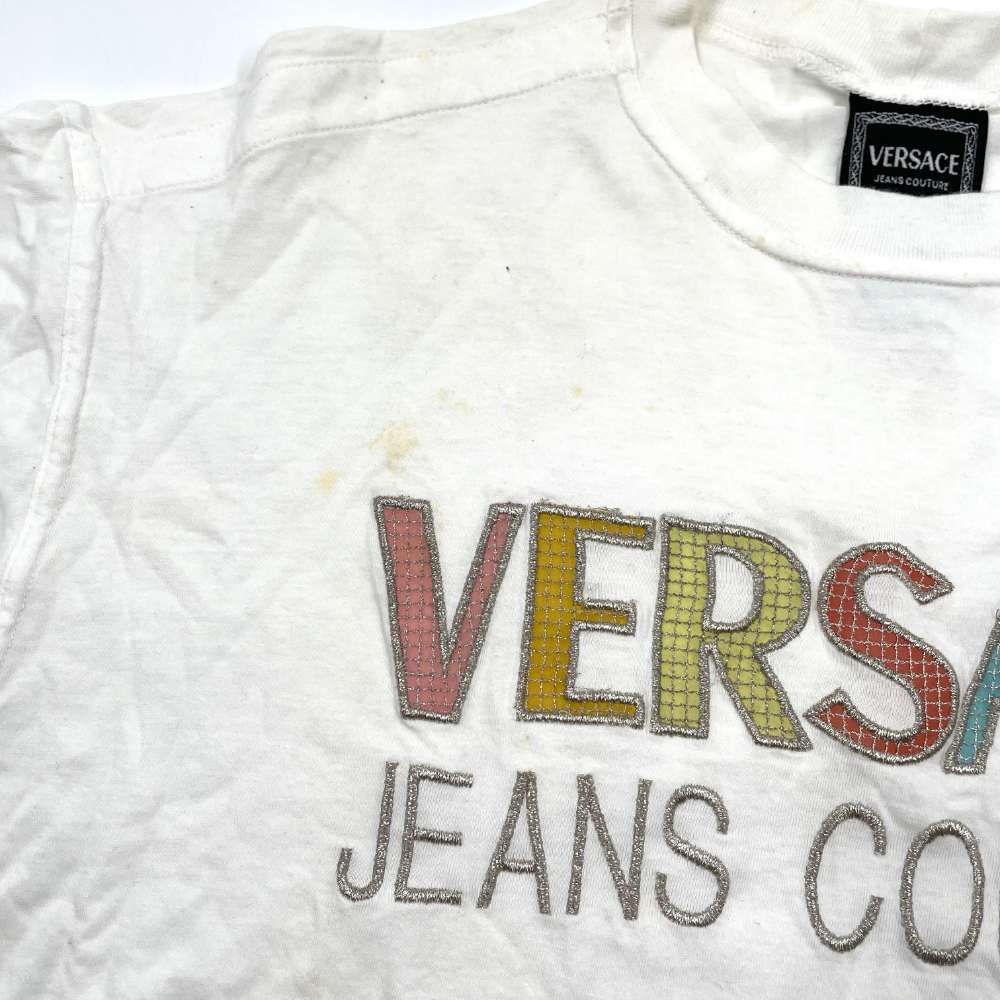 ヴェルサーチジーンズ VERSACE JEANS COUTURE Tシャツ カットソー ロゴ 