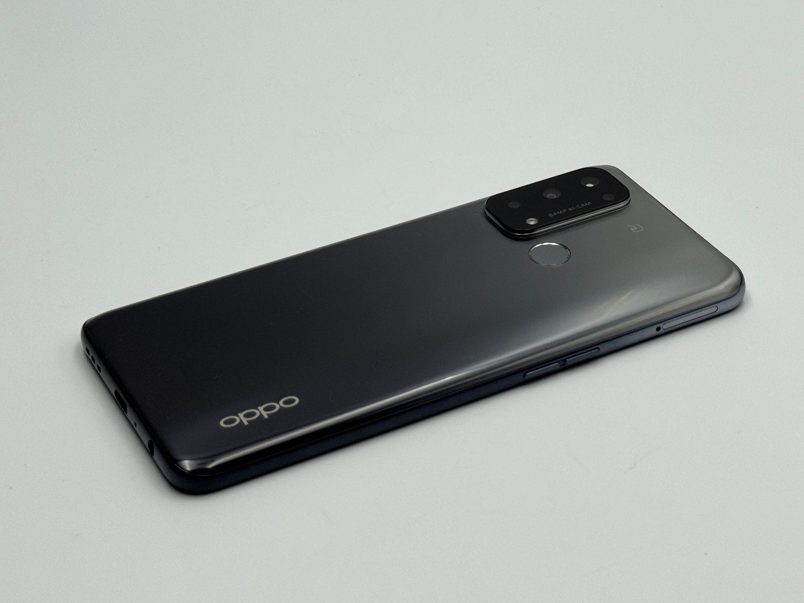 中古C】OPPO Reno5 A A101OP シルバーブラック SIMフリー 白ロム