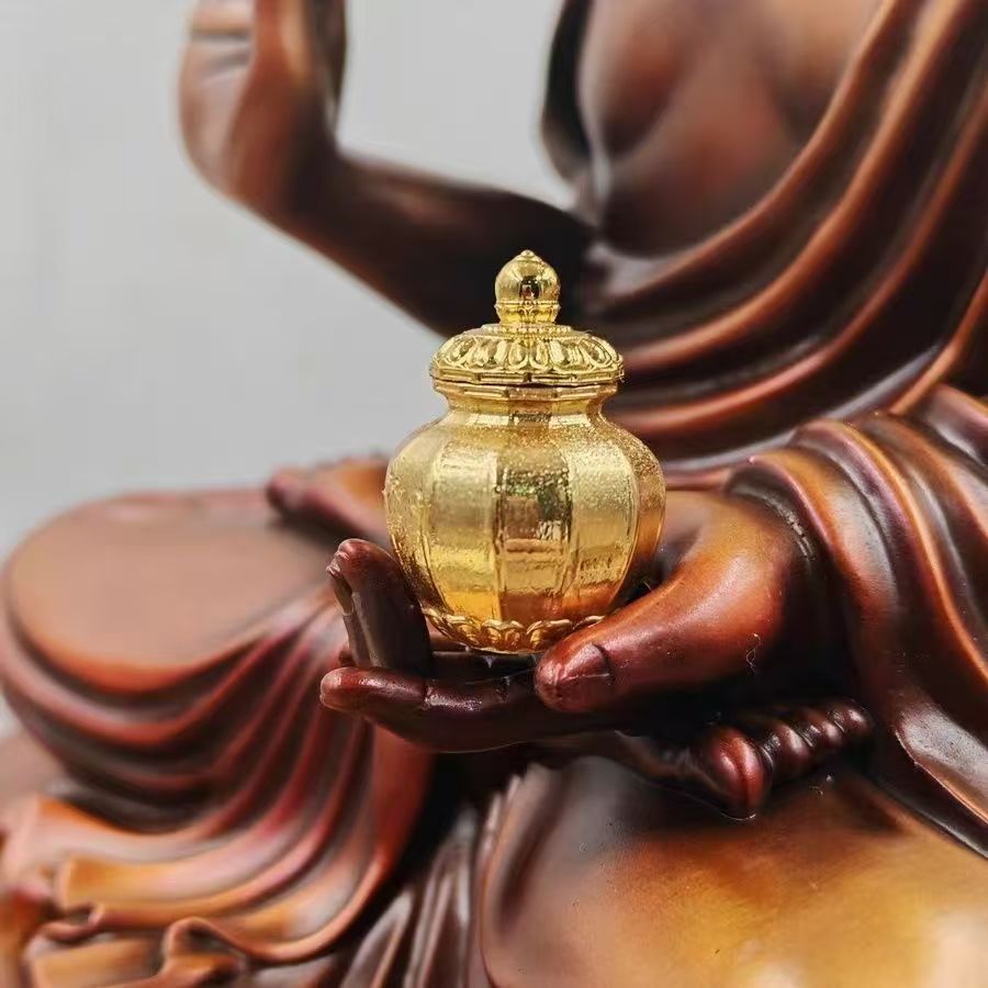 薬師寶罐 密教法具 寺院用仏具 真鍮製 藥師罐 藥師佛寶利 手道具