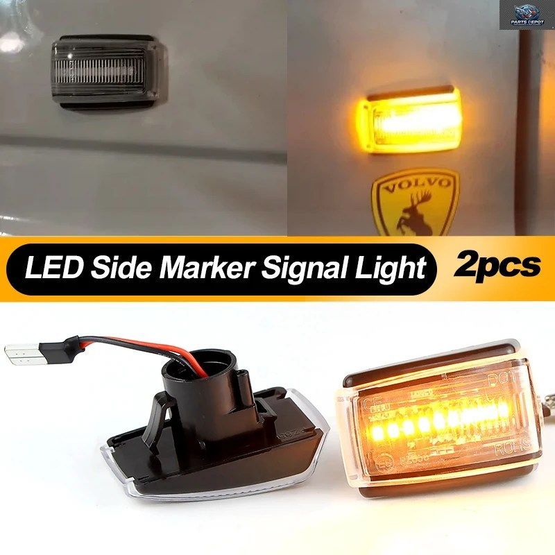 LED サイドマーカー ウインカー ウインカー ライト ボルボ 240 260 262