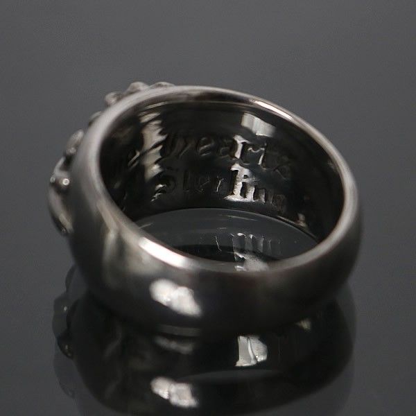 CHROME HEARTS 新宿店 クロムハーツ フローラルクロス リング アフターダイヤ 指輪 メンズ シルバー SV925 約23号 31134 CHROME HEARTS 新宿店 クロムハーツ フローラルクロス リング アフター