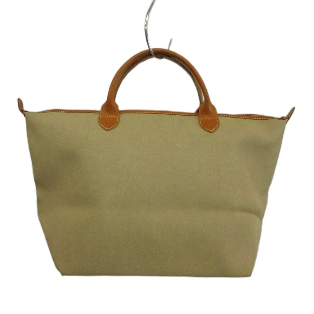 ロンシャン LONGCHAMP トートバッグ ハンド PVC レザー ロゴ 型押し