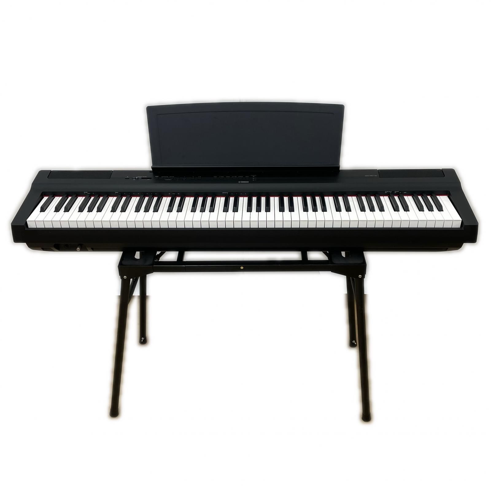 【配送料込み】YAMAHA P-125 ピアノ（外部スタンド付） P-125 ヤマハ YAMAHA 電子ピアノ 88鍵 譜面台 スタンド付き - メルカリ